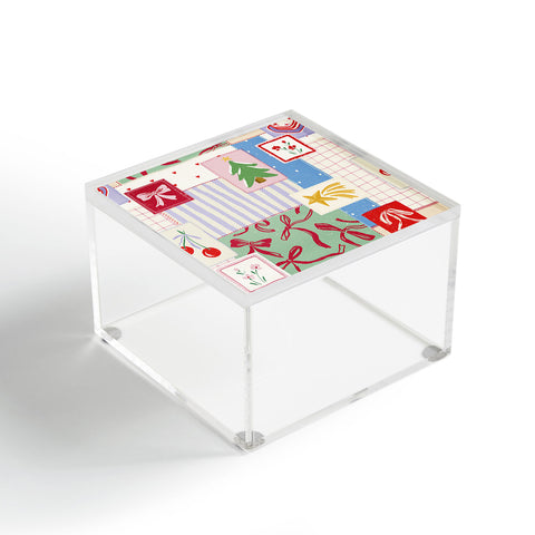 LouBruzzoni Christmas retro patch Acrylic Box