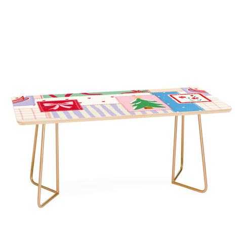 LouBruzzoni Christmas retro patch Coffee Table