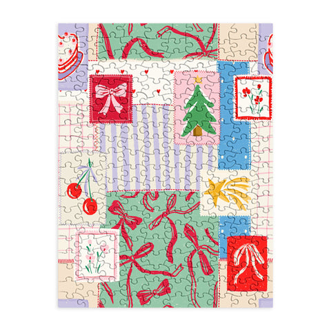 LouBruzzoni Christmas retro patch Puzzle