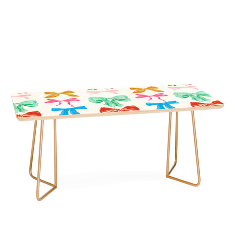 LouBruzzoni Chritsmas colorful bows Coffee Table