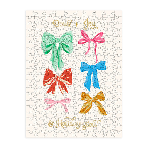 LouBruzzoni Chritsmas colorful bows Puzzle