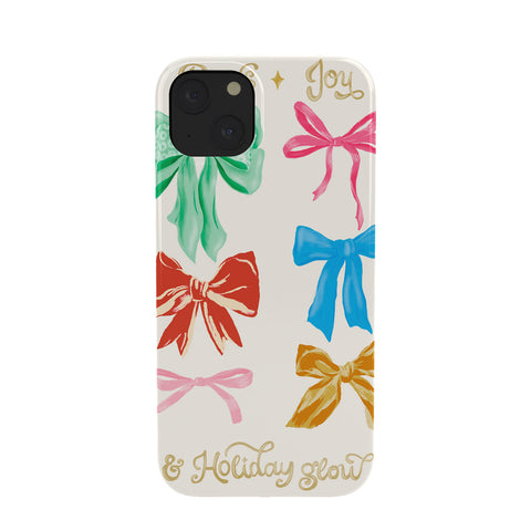 LouBruzzoni Chritsmas colorful bows Phone Case