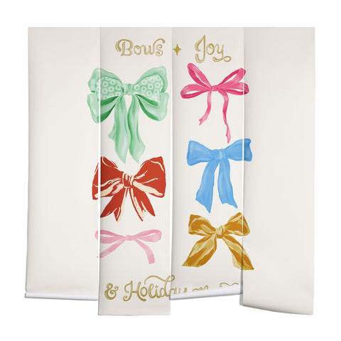 LouBruzzoni Chritsmas colorful bows Wall Mural