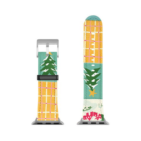 LouBruzzoni Cozy Christmas Patchwork Apple Watch Band