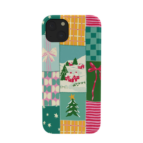 LouBruzzoni Cozy Christmas Patchwork Phone Case