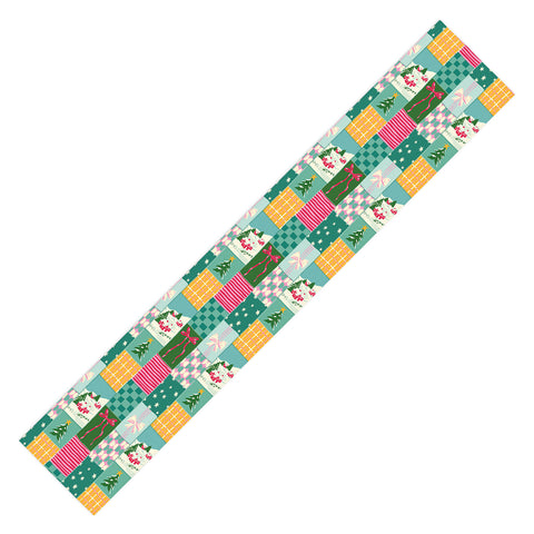 LouBruzzoni Cozy Christmas Patchwork Table Runner
