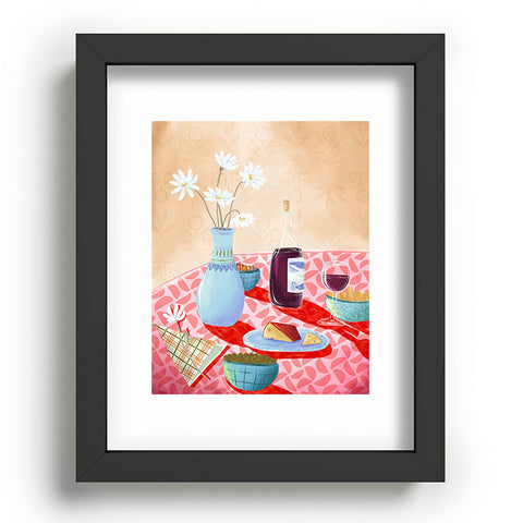 LouBruzzoni Dinner Still Life Recessed Framing Rectangle