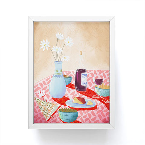 LouBruzzoni Dinner Still Life Framed Mini Art Print