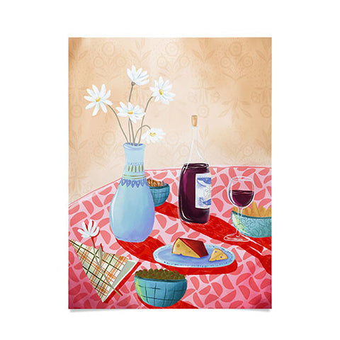 LouBruzzoni Dinner Still Life Poster