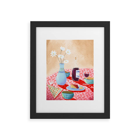 LouBruzzoni Dinner Still Life Framed Art Print