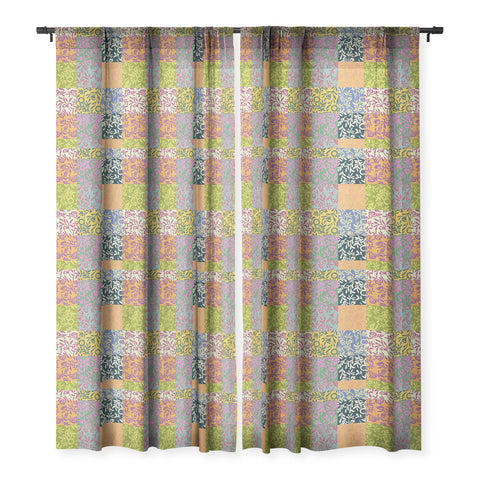 LouBruzzoni Full color patch Sheer Window Curtain