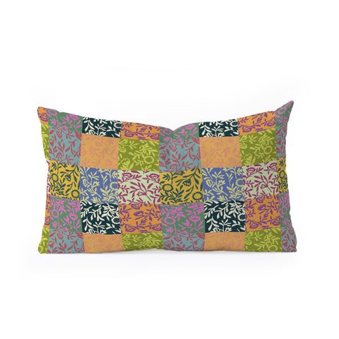 LouBruzzoni Full color patch Oblong Throw Pillow