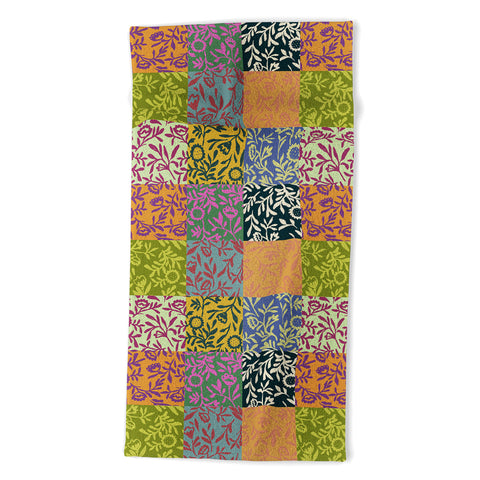 LouBruzzoni Full color patch Beach Towel