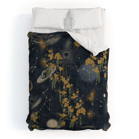 LouBruzzoni Midnight forest Comforter