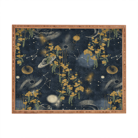 LouBruzzoni Midnight forest Rectangular Tray