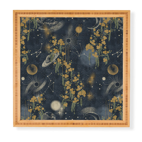 LouBruzzoni Midnight forest Framed Wall Art