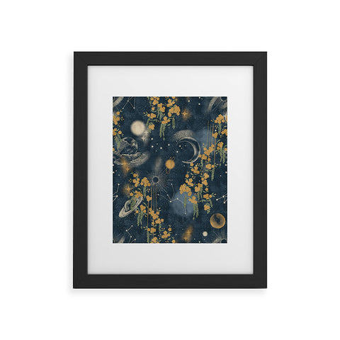 LouBruzzoni Midnight forest Framed Art Print