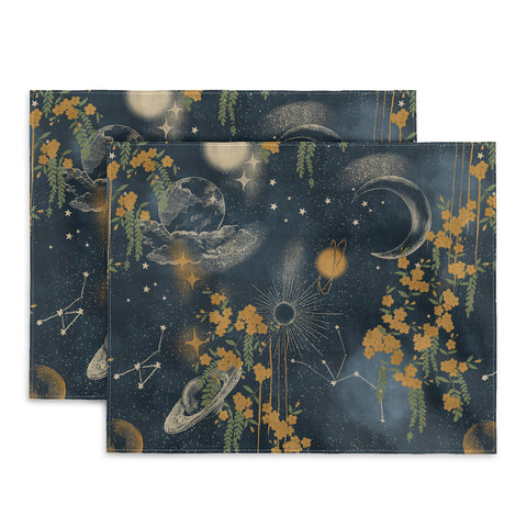 LouBruzzoni Midnight forest Placemat