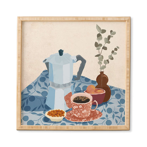 LouBruzzoni Morning coffee II Framed Wall Art