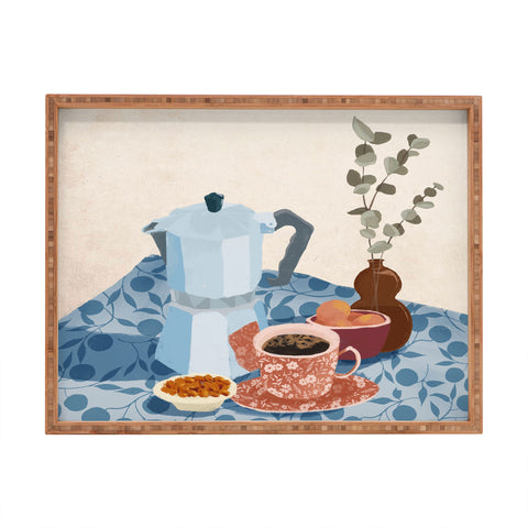 LouBruzzoni Morning coffee II Rectangular Tray