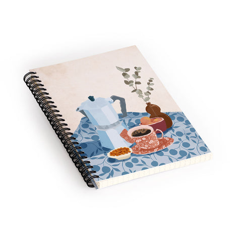 LouBruzzoni Morning coffee II Spiral Notebook