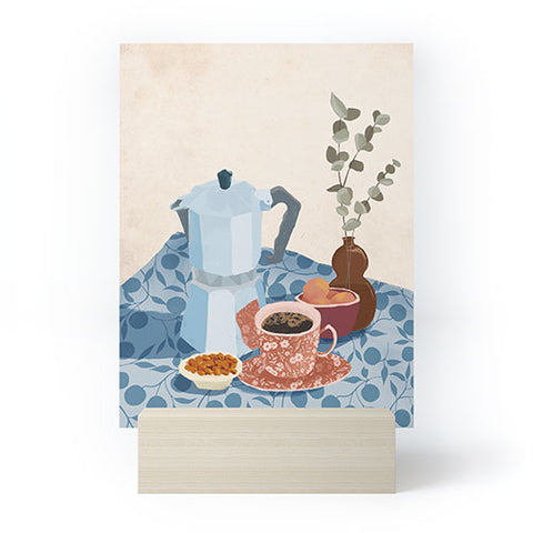 LouBruzzoni Morning coffee II Mini Art Print
