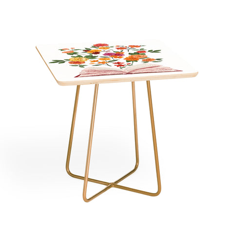 LouBruzzoni Open book blossom Orange Side Table