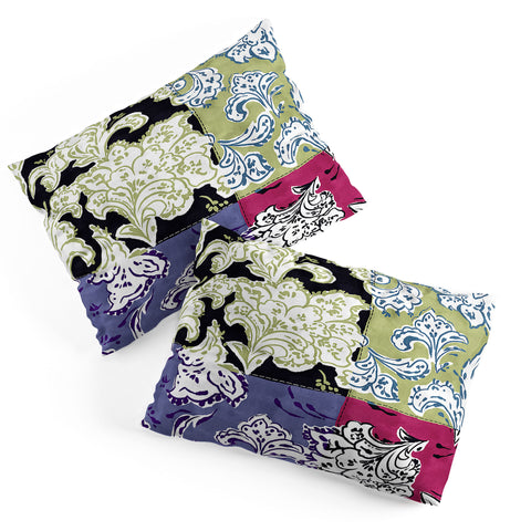 LouBruzzoni Purple Boho Paisley Pillow Shams