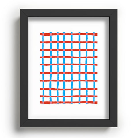 LouBruzzoni Retro checks Recessed Framing Rectangle