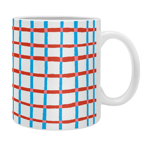 LouBruzzoni Retro checks Coffee Mug