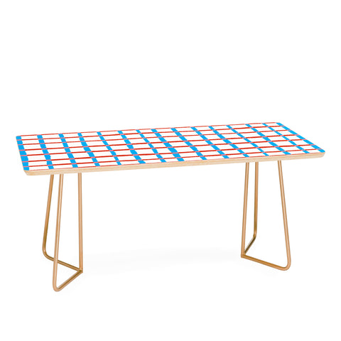 LouBruzzoni Retro checks Coffee Table