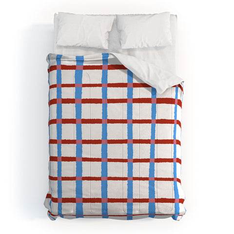 LouBruzzoni Retro checks Comforter