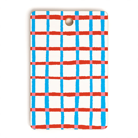 LouBruzzoni Retro checks Cutting Board Rectangle