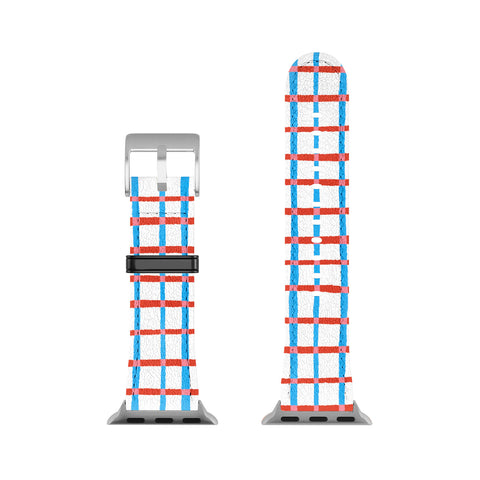 LouBruzzoni Retro checks Apple Watch Band