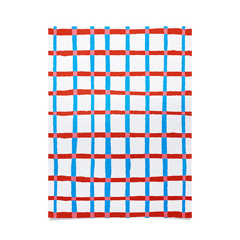 LouBruzzoni Retro checks Poster