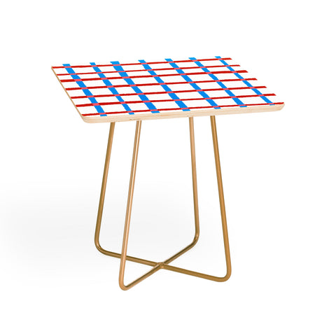 LouBruzzoni Retro checks Side Table