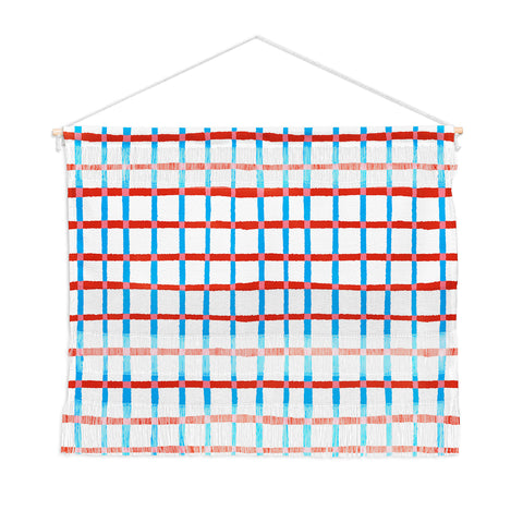 LouBruzzoni Retro checks Wall Hanging Landscape