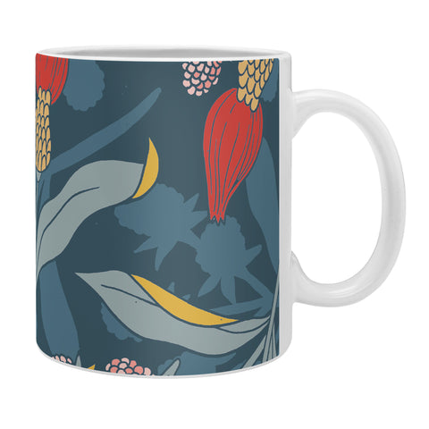 LouBruzzoni Retro floral shapes Coffee Mug