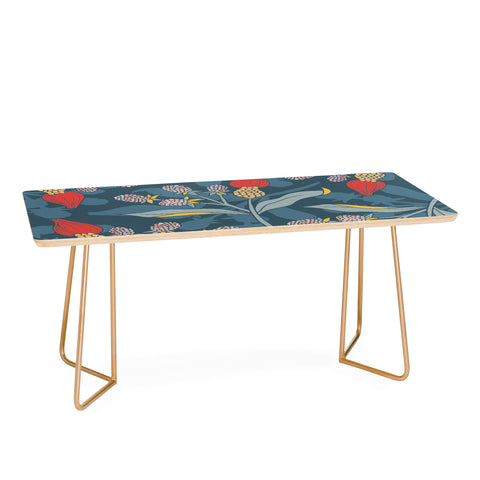 LouBruzzoni Retro floral shapes Coffee Table
