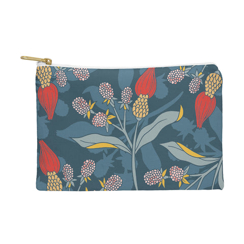LouBruzzoni Retro floral shapes Pouch