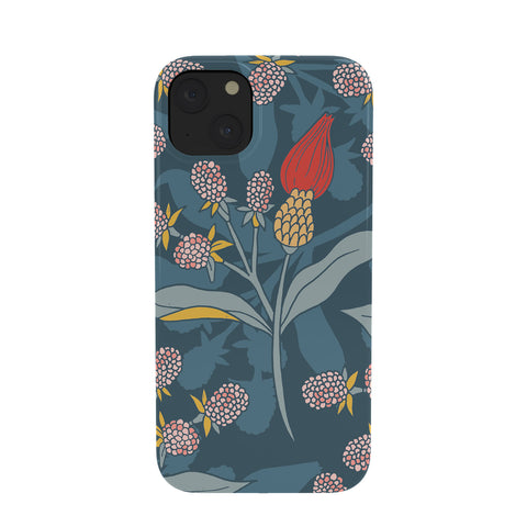 LouBruzzoni Retro floral shapes Phone Case
