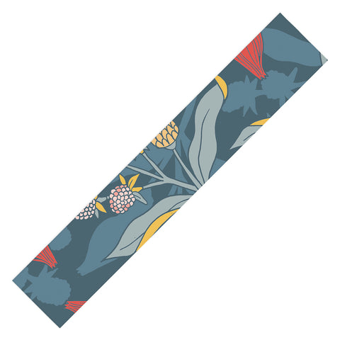 LouBruzzoni Retro floral shapes Table Runner