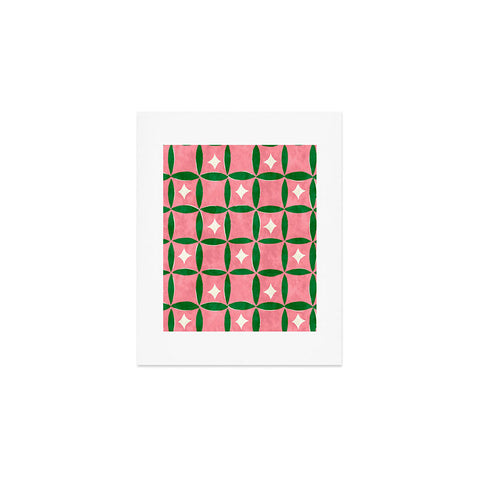 LouBruzzoni Retro geos and stars Art Print