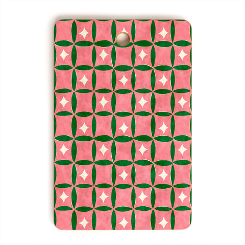 LouBruzzoni Retro geos and stars Cutting Board Rectangle