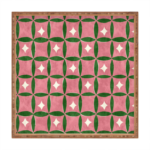 LouBruzzoni Retro geos and stars Square Tray