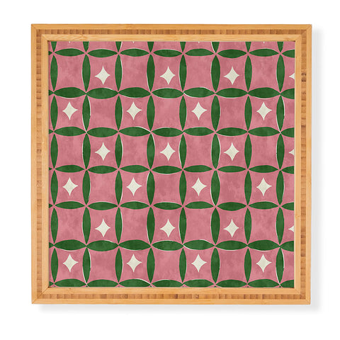 LouBruzzoni Retro geos and stars Framed Wall Art