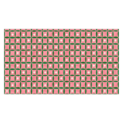 LouBruzzoni Retro geos and stars Tablecloth