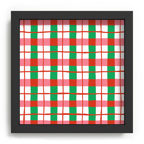 LouBruzzoni Retro Xmas checks Recessed Framing Square