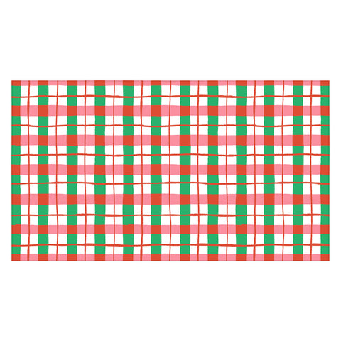 LouBruzzoni Retro Xmas checks Tablecloth