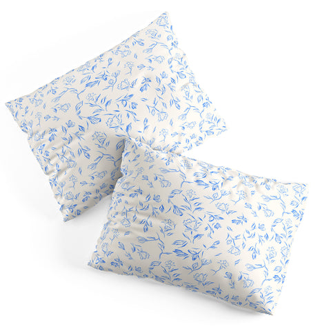 LouBruzzoni Romantic blue Pillow Shams